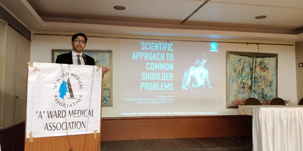 Dr. Chintan Desai - best shoulder surgeon talks about shoulder problems